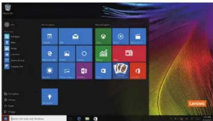 LENOVO Yoga 900S12ISK - Retour du menu Accueil - 1
