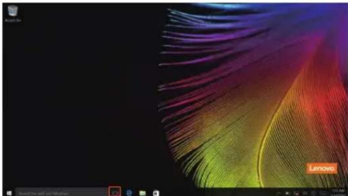 LENOVO Yoga 900S12ISK - Mode Task view (Affichage des tâches) de la barre des tâches - 1