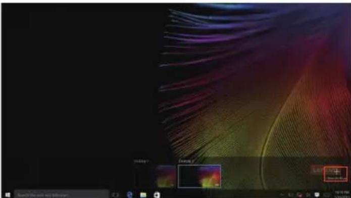 LENOVO Yoga 900S12ISK - Mode Task view (Affichage des tâches) de la barre des tâches - 2