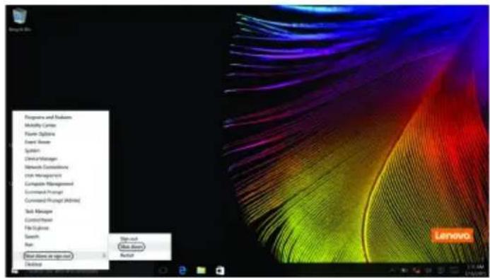 LENOVO Yoga 900S12ISK - ■ Mise hors tension de l'ordinateur - 3