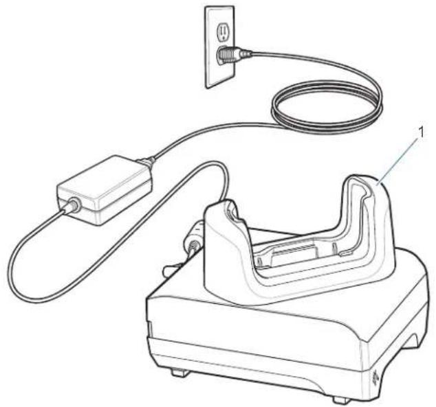 ZEBRA EC50 - Socle Ethernet/USB à 1 position - 1