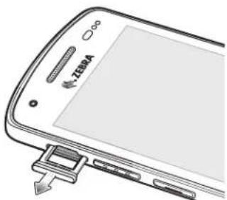 ZEBRA EC50 - Installation ou remplacement d'une carte microSD - 3