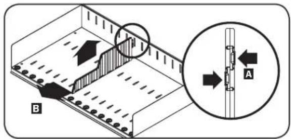 Tripp Lite CSC32AC - Ajuste de los Divisores del Estante de Almacenamiento - 1