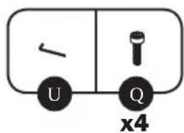 U Q x4