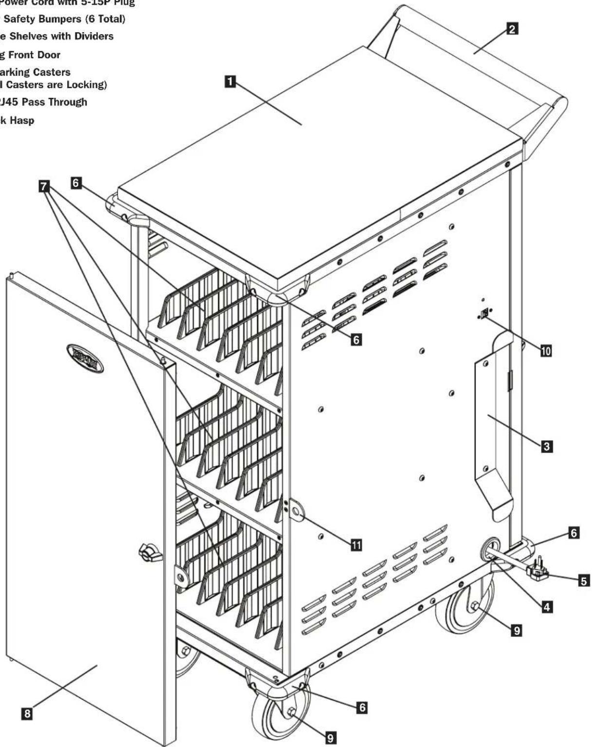 Tripp Lite CSC21AC - Included Accessory Hardware - 4
