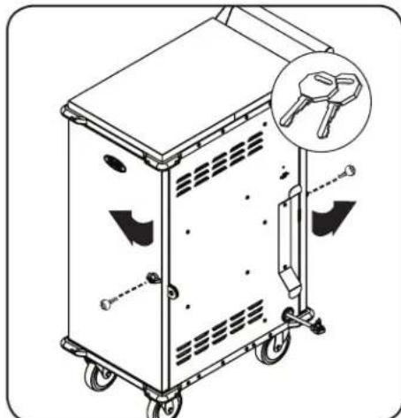 Tripp Lite CSC21AC - Verrous de porte - 1