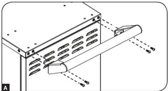 Tripp Lite CSC21AC - Installer le support de poignée, les pare-chocs de sécurité pour les coins et le guide du cordon d'alimentation - 1
