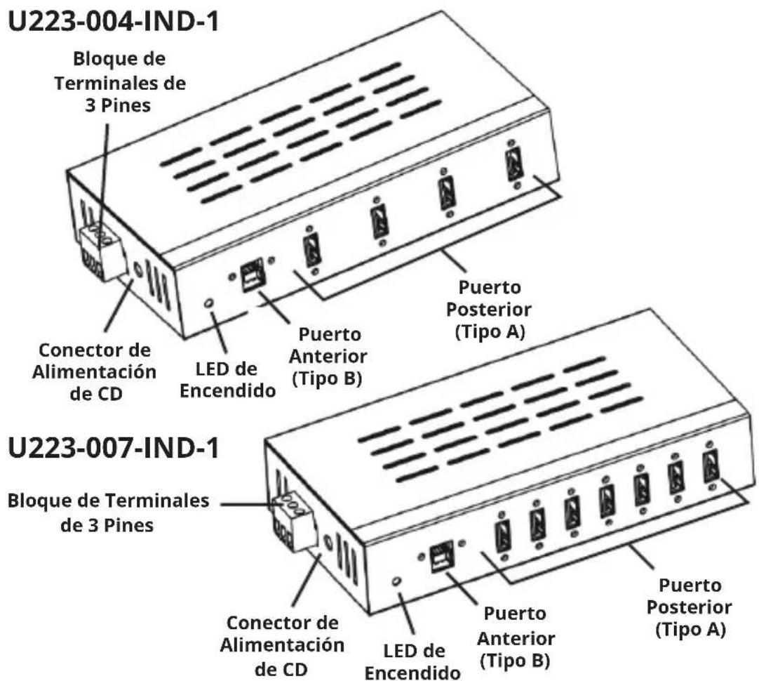 Tripp Lite U223007IND1 - Descripción del hardware - 1