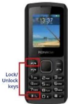 Konrow Chipo 3 - To unlock the screen: - 1