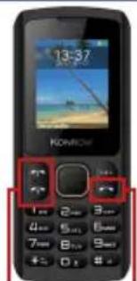 Konrow Chipo 3 - Making and receiving calls - 1