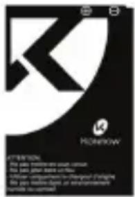 Konrow Cool Five Plus - Charging the battery: - 1