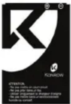 Konrow Cool Five Plus - Carica della batteria: - 1
