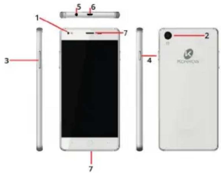 Konrow Cool K - Descriptif du smartphone - 1