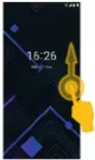 Konrow Easy S55 - Pour déverrouiller l'écran : - 1