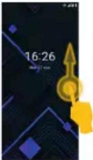Konrow Easy S55 - Para bloquear o ecra: - 1