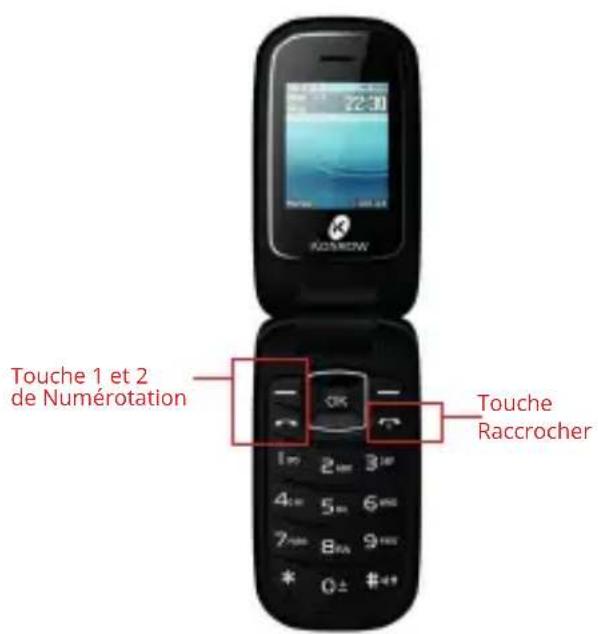 Konrow KFlip - Recevoir un appel - 1