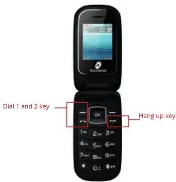 Konrow KFlip - Receiving a call - 1