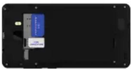 Konrow Link 5 - Inserindo um cartão de SIM 3. Inserindo um MicroSD - 1
