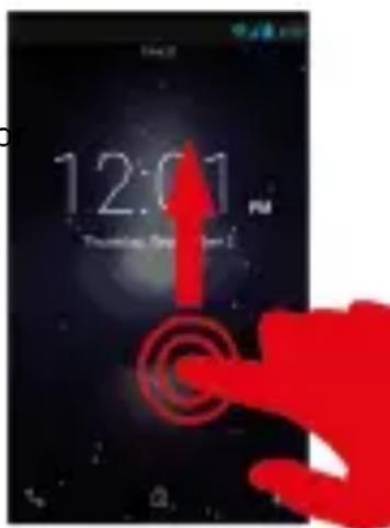 Konrow Sky - To unlock the screen: - 1