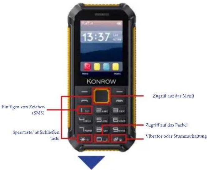 Konrow Stone Lite - Tastenkombinationen - 1