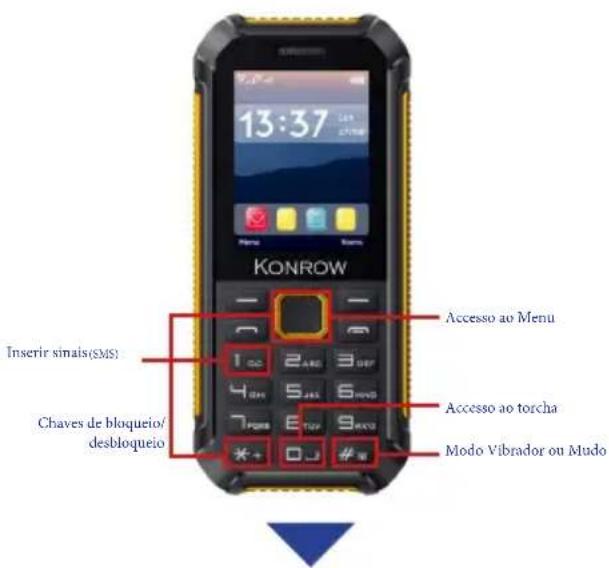 Konrow Stone Lite - Chaves encurta - 1
