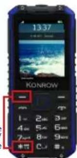Konrow Stone Pro - Pour verrouiller le clavier : - 1