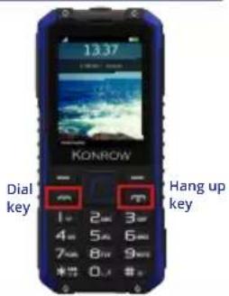 Konrow Stone Pro - Making and receiving calls - 1