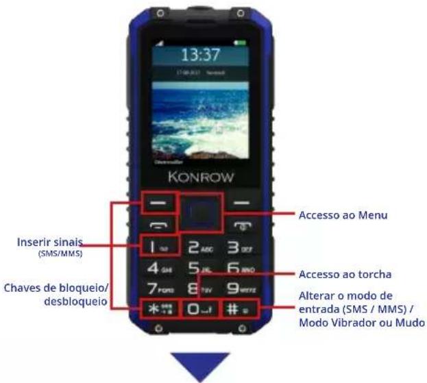 Konrow Stone Pro - Chaves encurta - 1
