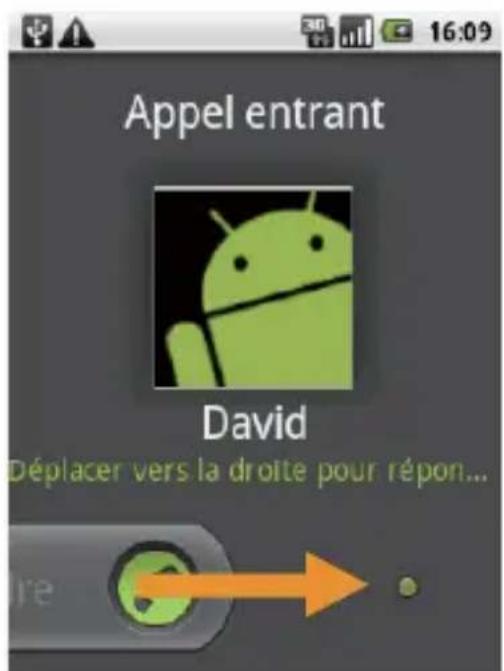 HUAWEI U8100 - Répondre à un appel entrant - 1