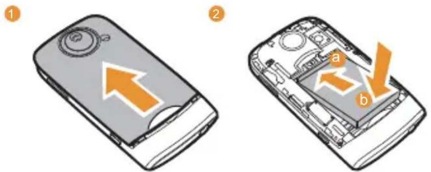 HUAWEI U8100 - Installer la batterie - 1