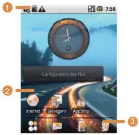 HUAWEI U8100 - Écran d'accueil - 1