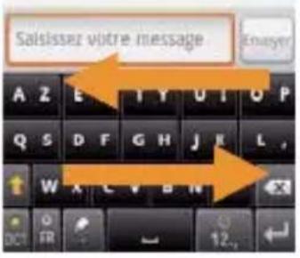 HUAWEI U8100 - Utilisation du panneau clavier TouchPal - 7