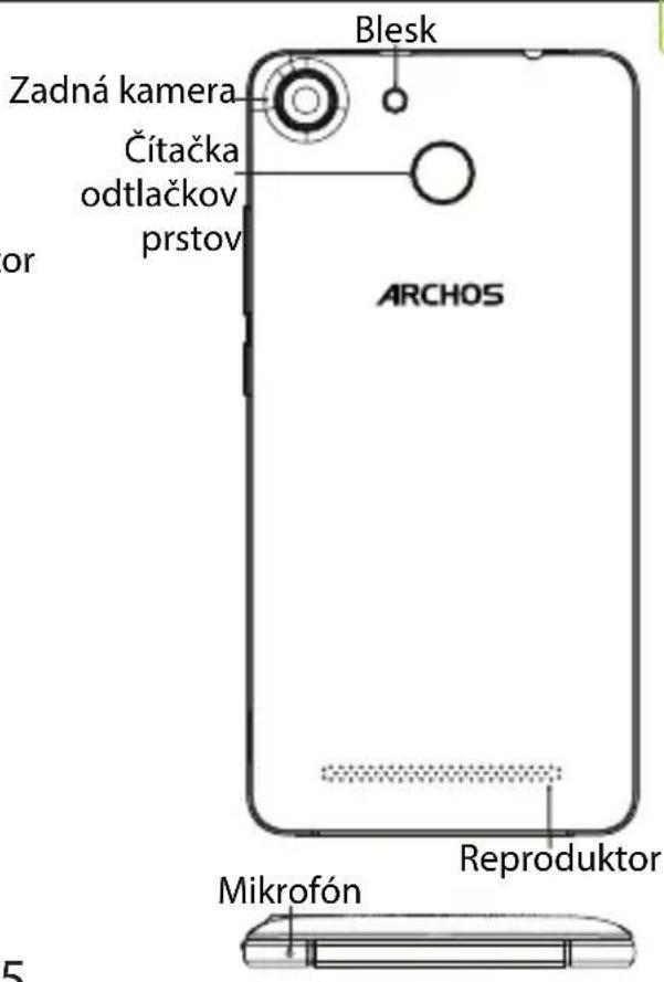 ARCHOS 50b Cobalt Lite - Popis zariadenia - 2