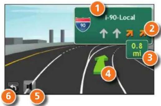 Rand McNally IntelliRoute TND 515 - Junction View - 2