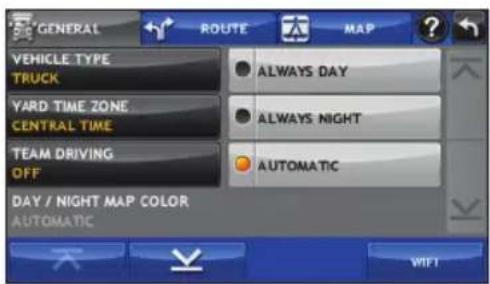 Rand McNally IntelliRoute TND 515 - Set Routing and Device Options - 1