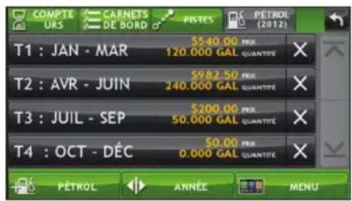 Rand McNally IntelliRoute TND 515 - Affichage des pistes et du carburant - 2