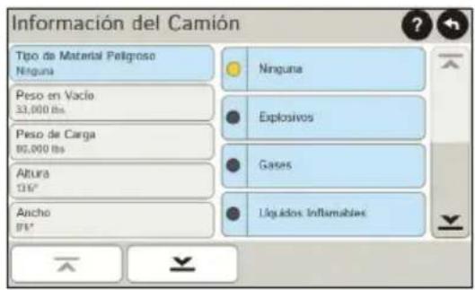 Rand McNally IntelliRoute TND 525 - Ingrese la informacion del camion y configure las advertencias - 1