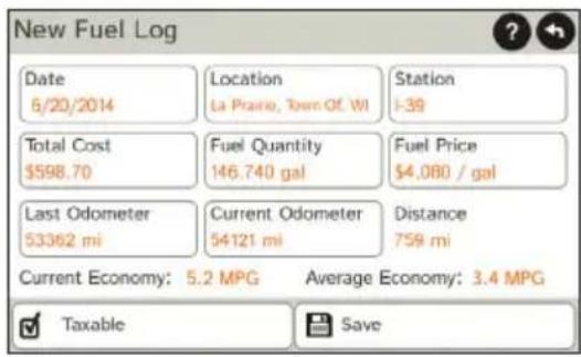 Rand McNally IntelliRoute TND 525 - View Trails and Fuel - 2