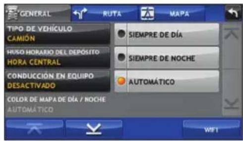 Rand McNally Intelliroute TND 520 - Configure las options de ruta y del dispositivo - 1