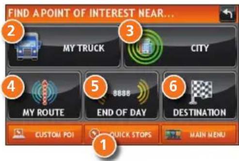 Rand McNally Intelliroute TND 520 - Find a Point of Interest (POI) - 1