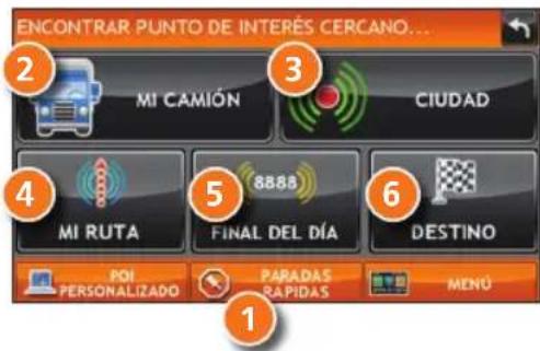 Rand McNally Intelliroute TND 520 - Encuentre un punto de Interes (POI) - 1