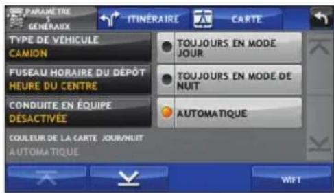 Rand McNally Intelliroute TND 520 - Définition des options d'itinéraire et d'appareil - 1