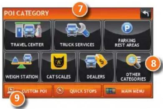 Rand McNally Intelliroute TND 520 - Find a Point of Interest (POI) - 2
