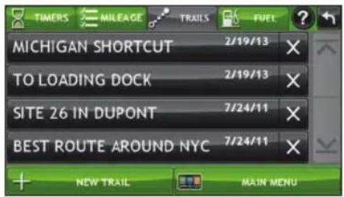 Rand McNally Intelliroute TND 520 - View Trails and Fuel - 1