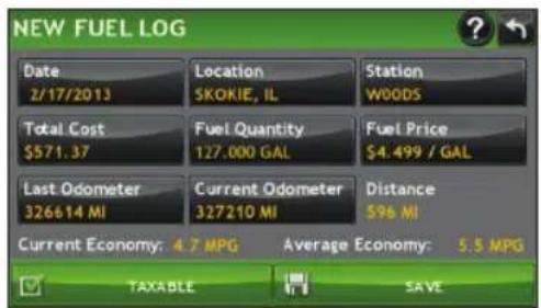 Rand McNally Intelliroute TND 520 - View Trails and Fuel - 2
