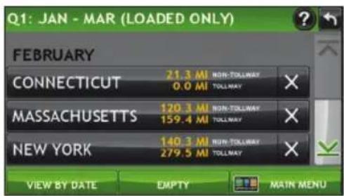 Rand McNally Intelliroute TND 520 - View Timers and Logs - 2