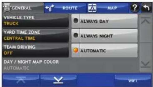 Rand McNally Intelliroute TND 520 - Set Routing and Device Options - 1