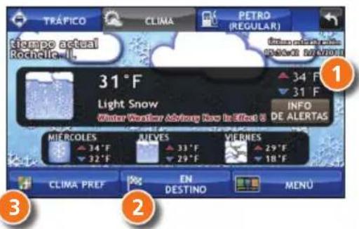 Rand McNally Intelliroute TND 520 - Tiempo - 1