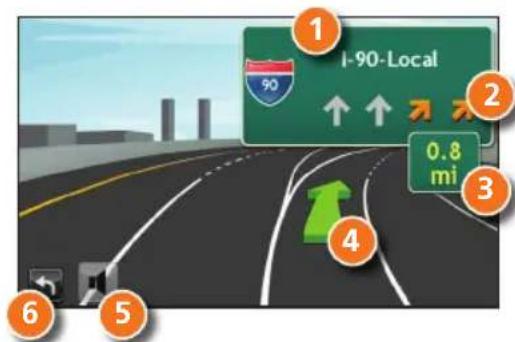 Rand McNally Intelliroute TND 520 - Junction View - 1