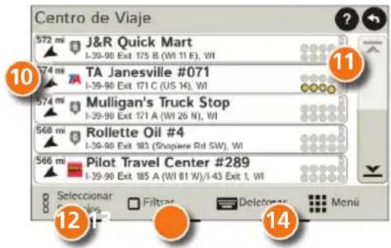 Rand McNally IntelliRoute TND 530 - Encontrar un punto de interés (POI) - continuación - 1